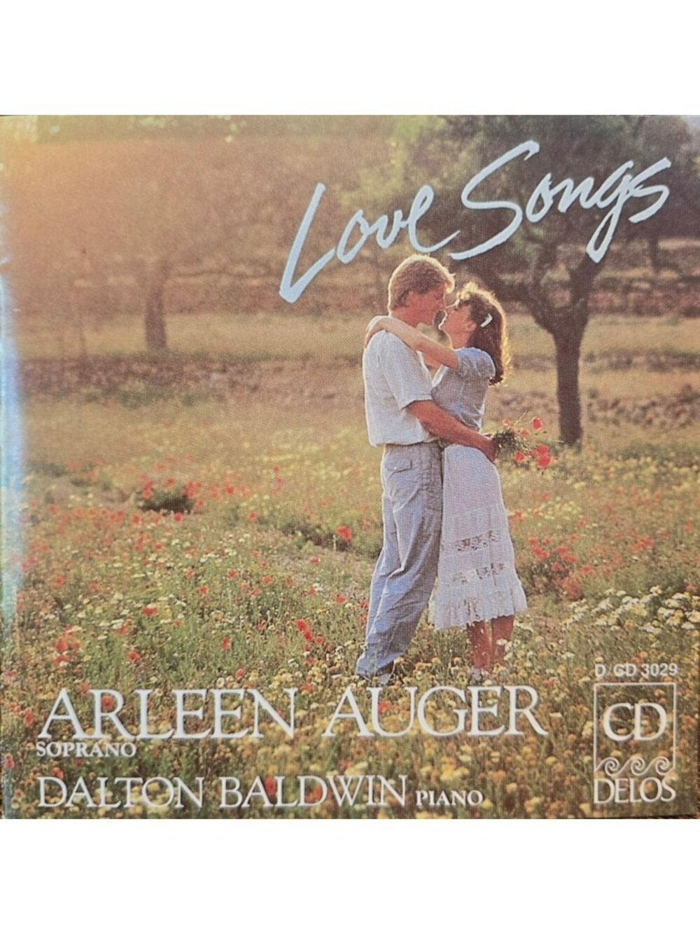 Love Songs By Arleen Auger & Dalton Baldwin CD Delos DE 3029  37972cd
